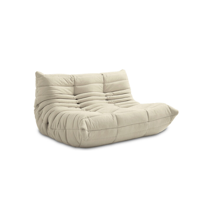 Sofá Togo Doble Beige | PREVENTA