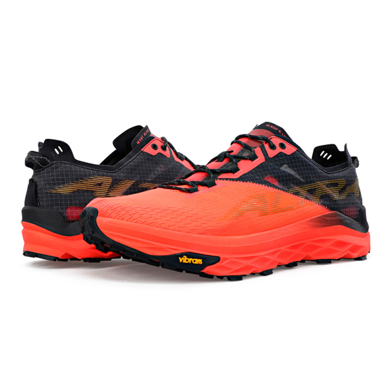 Zapatillas Trail Running Mont Blanc Mujer Coral/black