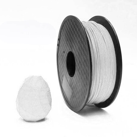 Filamento 3D PETG 1.75mm 1 Kg Para Impresora 3D Blanco