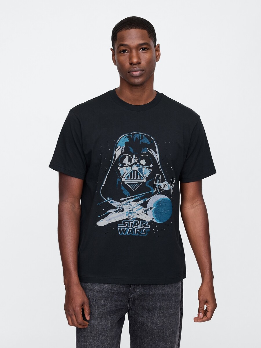 Remera Star Wars Hombre - Moonless Night 
