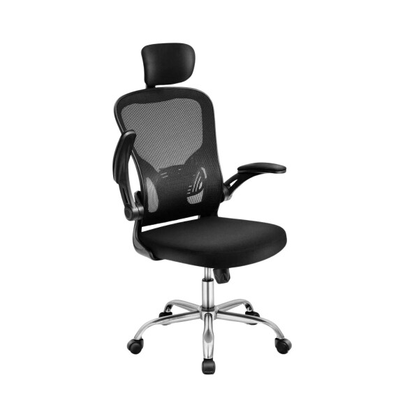 Silla de Escritorio Ergonómica Silla Ejecutiva de Oficina Tapizado Mesh Negro Silla de Escritorio Ergonómica Silla Ejecutiva de Oficina Tapizado Mesh Negro