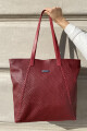Bolso Sur Bordeaux Esterillado