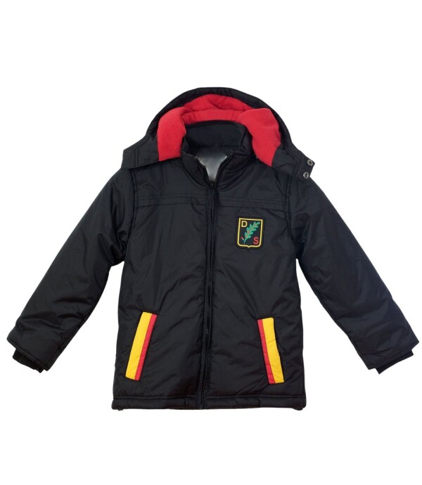 Campera Nylon Colegio Alemán Negro