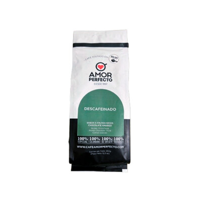 CAFÉ DESCAFEINADO ORGANICO MOLIDO AMOR PERFECTO 350G Cafe Descafeinado Molido Amor