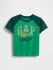 V-FRCH SS LOGO GRPH RAGLAN T GALLANT GREEN