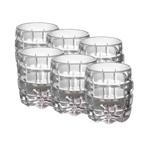 3x2 Vaso de vidrio 6 unidades 3x2 Vaso De Vidrio 6 Unidades