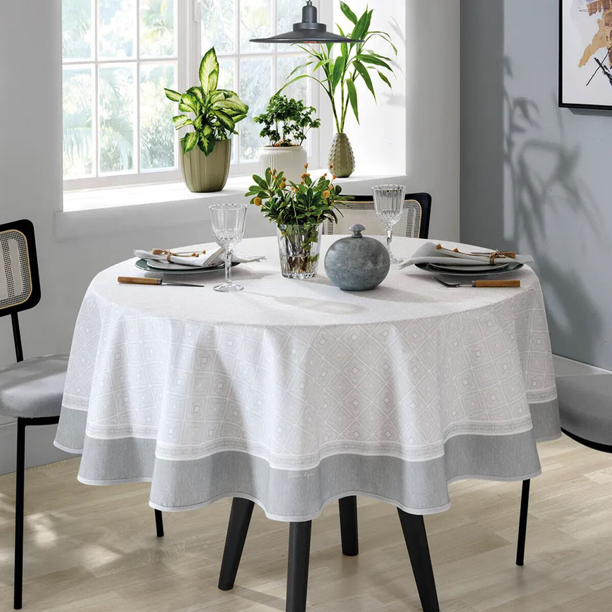 Mantel Redondo Renova Dohler 180 cm - ALICIA 