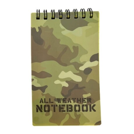 Block de notas impermeable 12 x 7 cm Camo