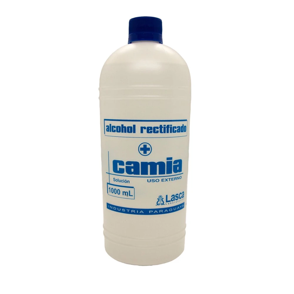 Alcohol REctificado Camia de 1 Litro