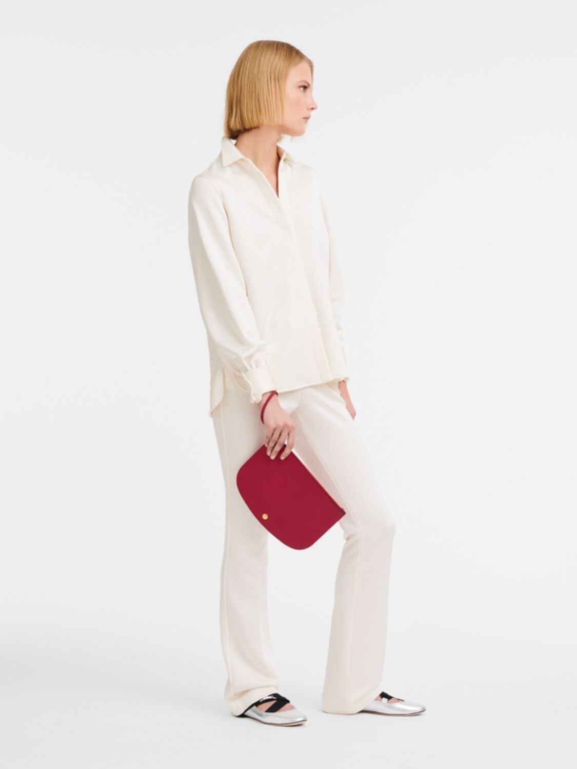 Longchamp- POUCH ÉPURE Magenta