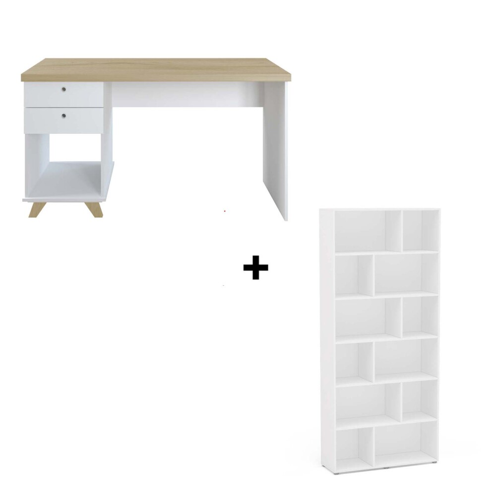 ESCRITORIO SKY + BIBLIOTECA SQUARE