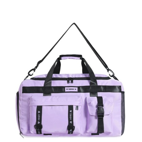 Bolso De Viaje Trendy Deportivo modelo Trdy Lila