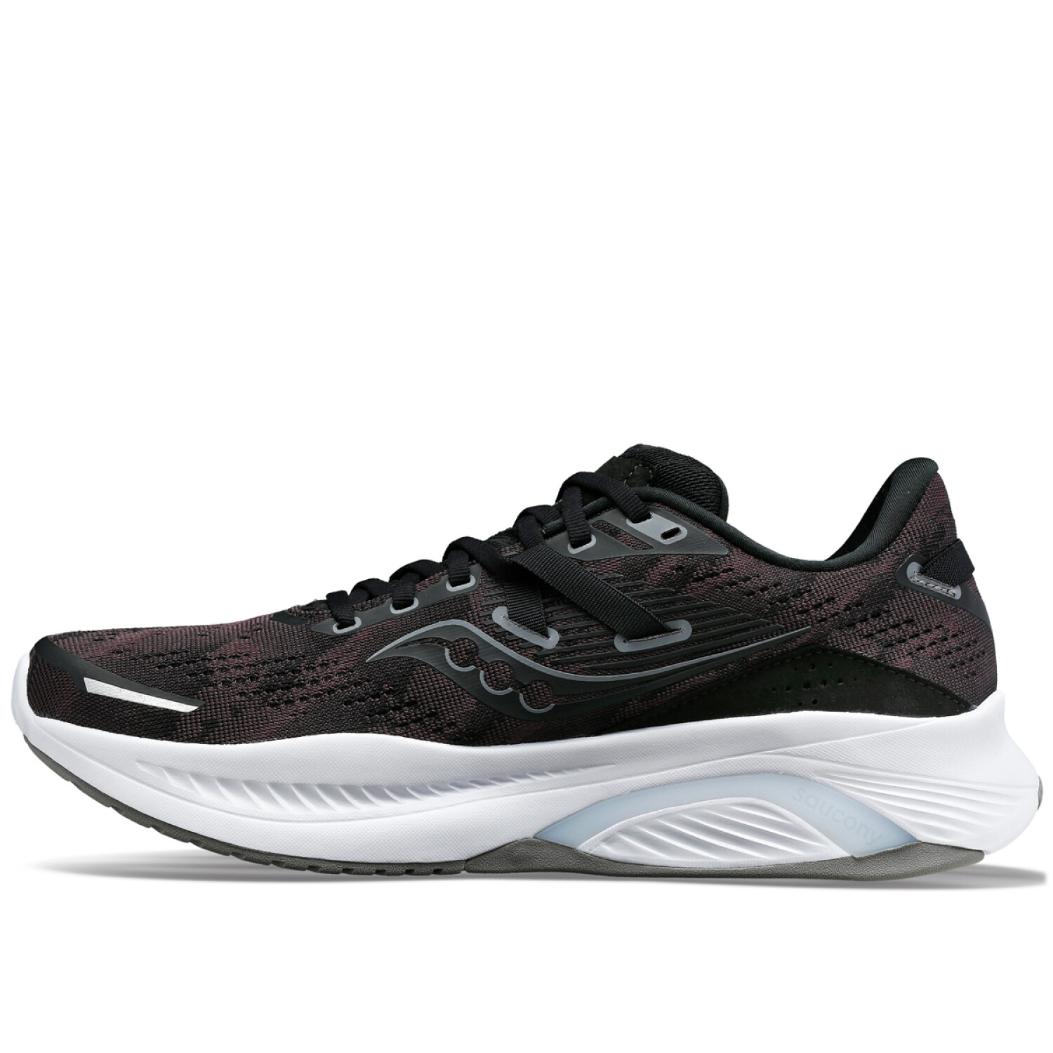 Championes Saucony de dama S1081005 GUIDE 16 BLACK WHITE Sportmarket