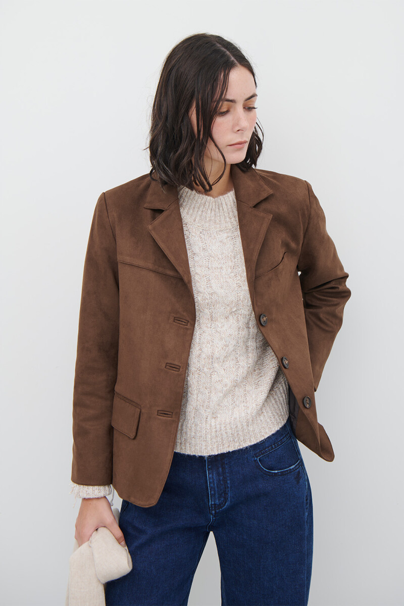 BLAZER ANTECUERO GAMUZA