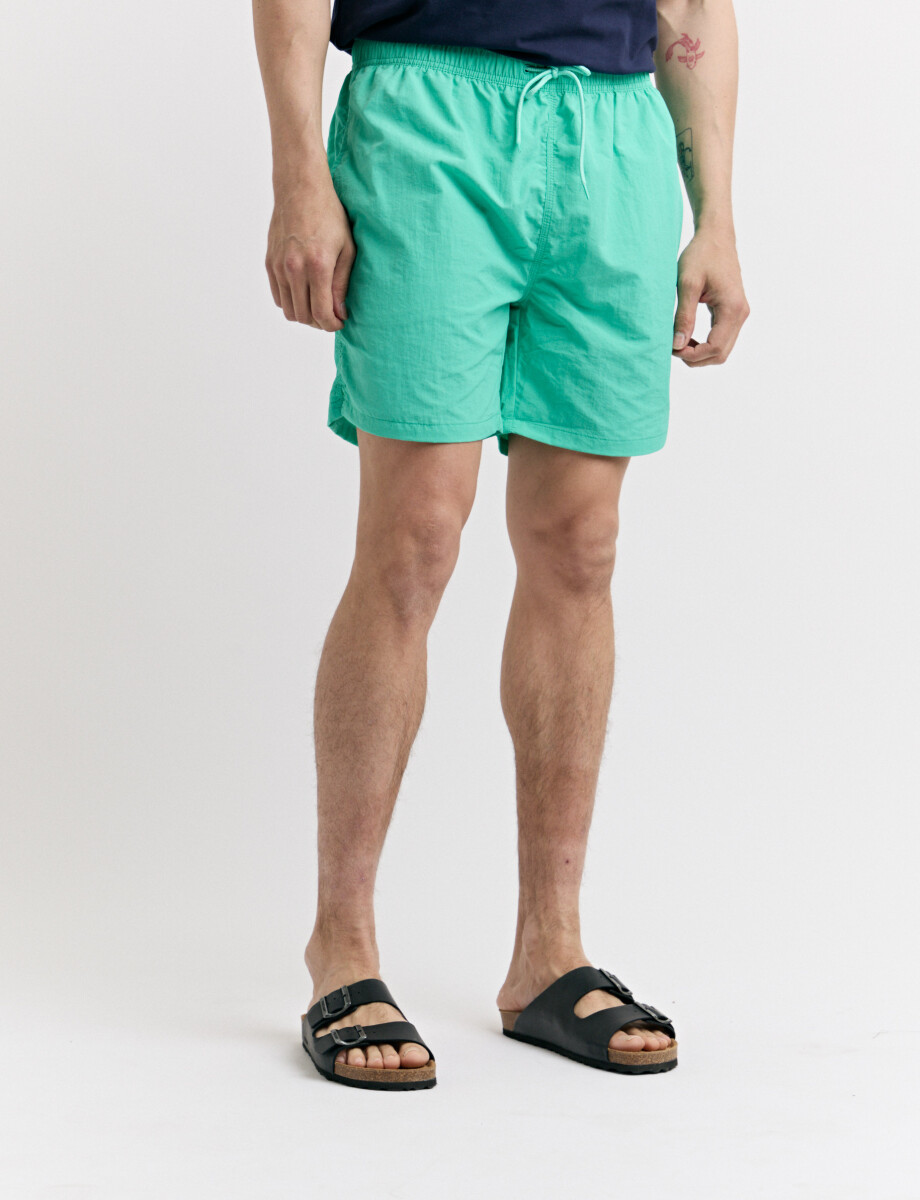 450401 SHORT HARRINGTON LABEL Verde Agua