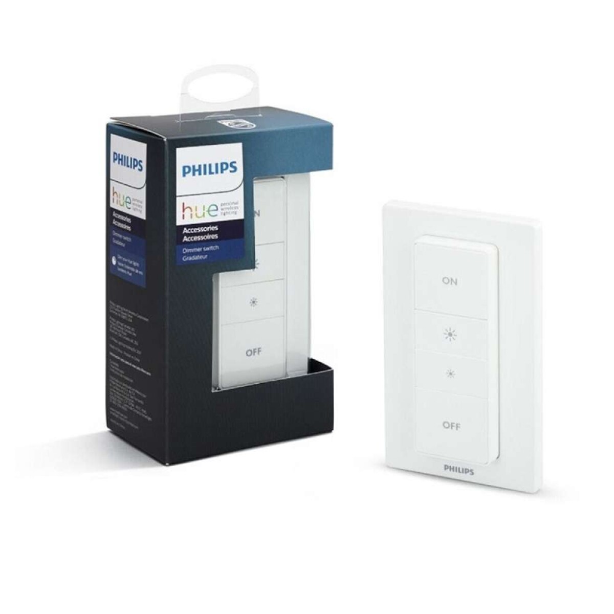 Plaqueta Blanca Hue - Switch Dimerizable 