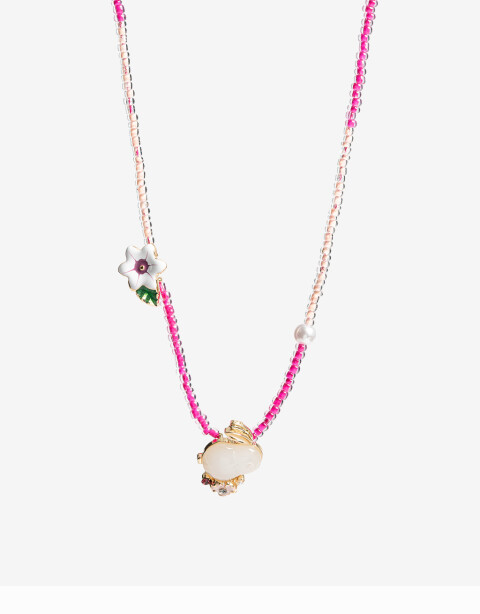 Collares Cortos Color Collar Para Niñas "pascuas" - Dorado