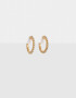 Aros Argollas Con strass Argollas Con Strass - Dorado