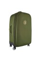 Valija 360 de tela grande verde