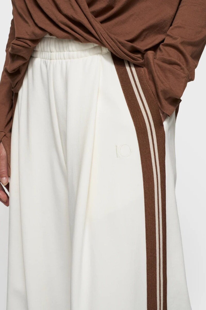 WIDE PANTS TAPE Crudo