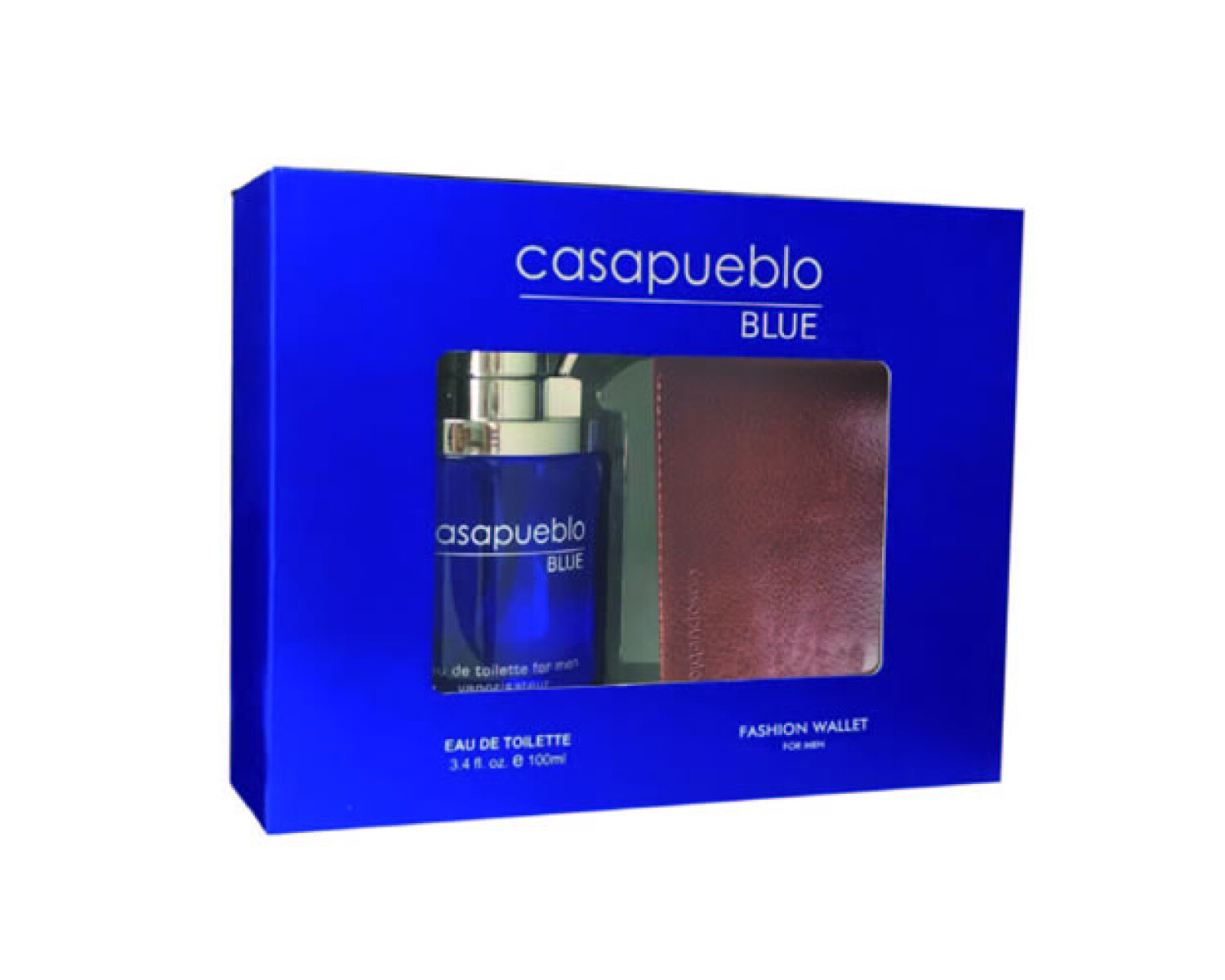 Set Perfume Casapueblo Men Navy Blue + Billetera Hombre 