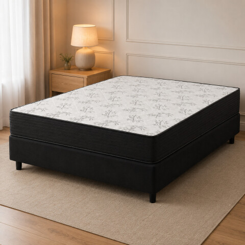 Sommier Completo Super Mega Reforzado 2 Plazas - 138 x 188 x 16 cm