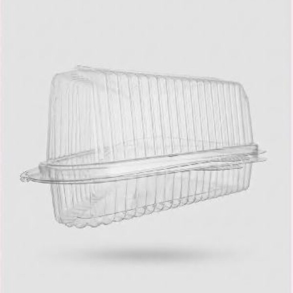 BLISTER TRIANGULAR PORCION TORTA ALTO PET TRANSPARENTE