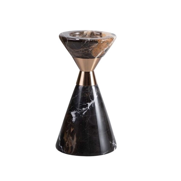 PORTA VELA GOLD Negro - Small