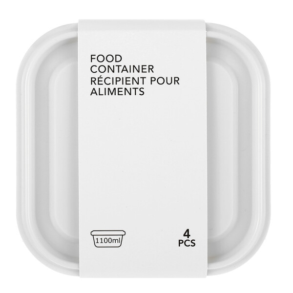 Contenedor alimentos 4 pcs diseño 1