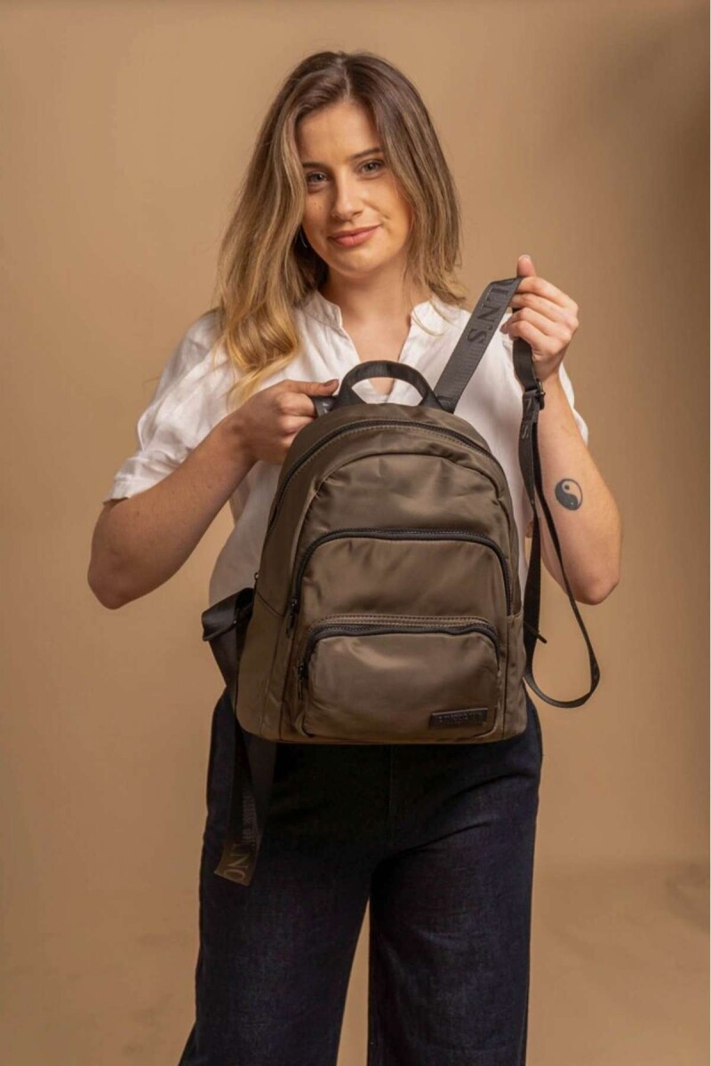 Mochila Flor De Loto - Verde Militar 