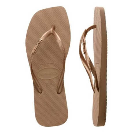 Sandalias ojotas Havaianas Slim Square Rosa Rosa