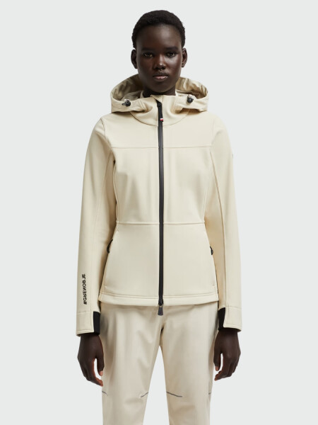 Moncler- Campera con capucha, Zumeles Beige