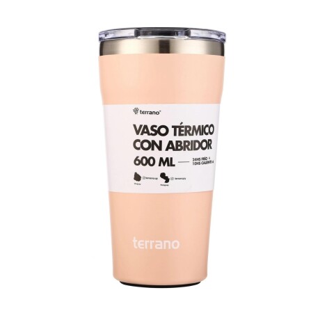 Vaso Térmico Terrano con Tapa 550ML ROSA