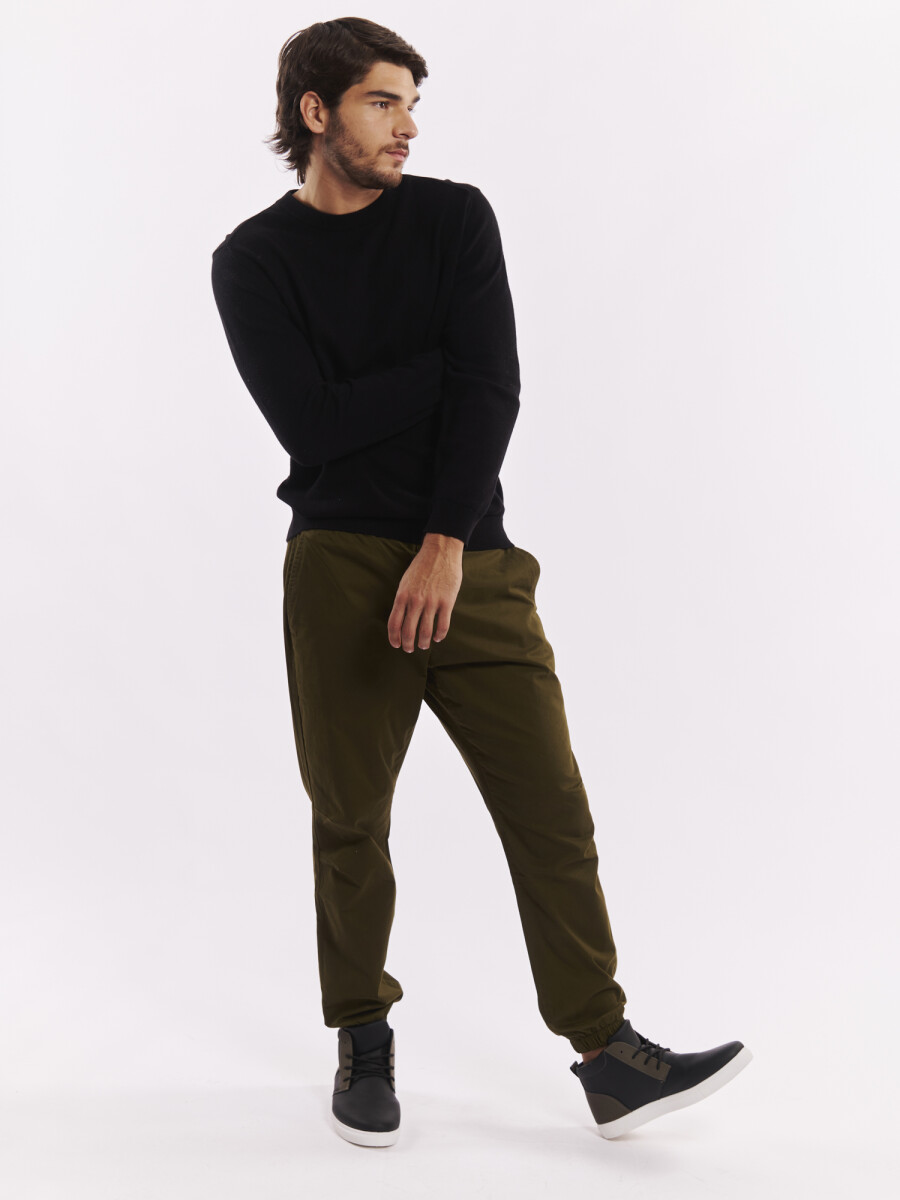 Pantalon jogger - verde 