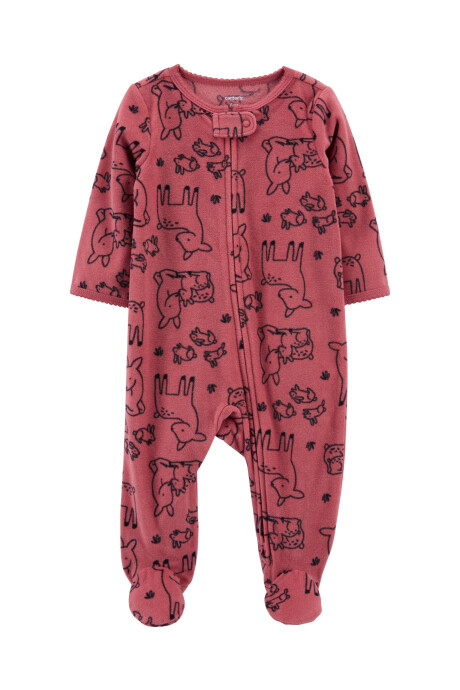 Pijama Micropolar para Dormir y Jugar con Pie Ciervos 0