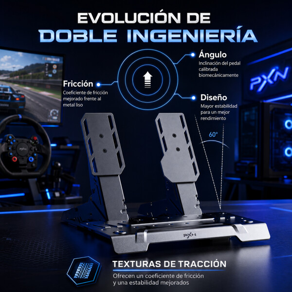 Pedalera Pxn Pedales Acelerador Freno PEDALES PXN EMBRAGUE Y FRENO HM B&T