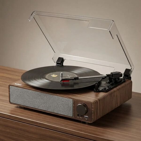 Bandeja Para Vinilos T23-r Bluetooth Con Parlantes BANDEJA VINILO T23-R BLUETOOTH Y PARLANT