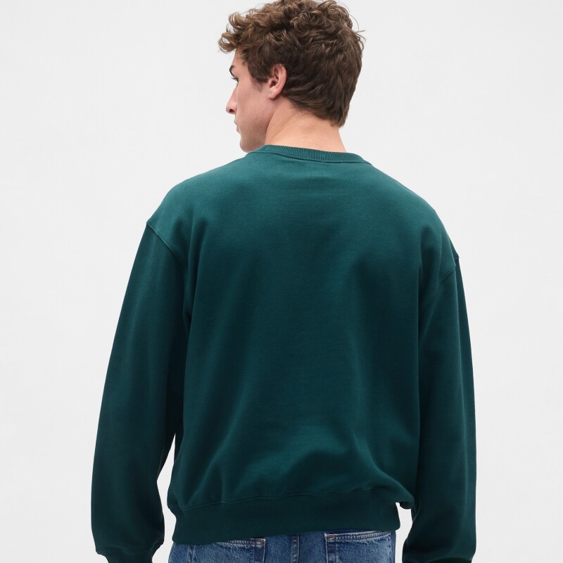 CORP LOGO CREW TROPIC GREEN