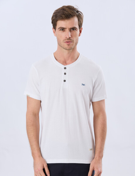 REMERA LISA DE ALGODÓN Blanco