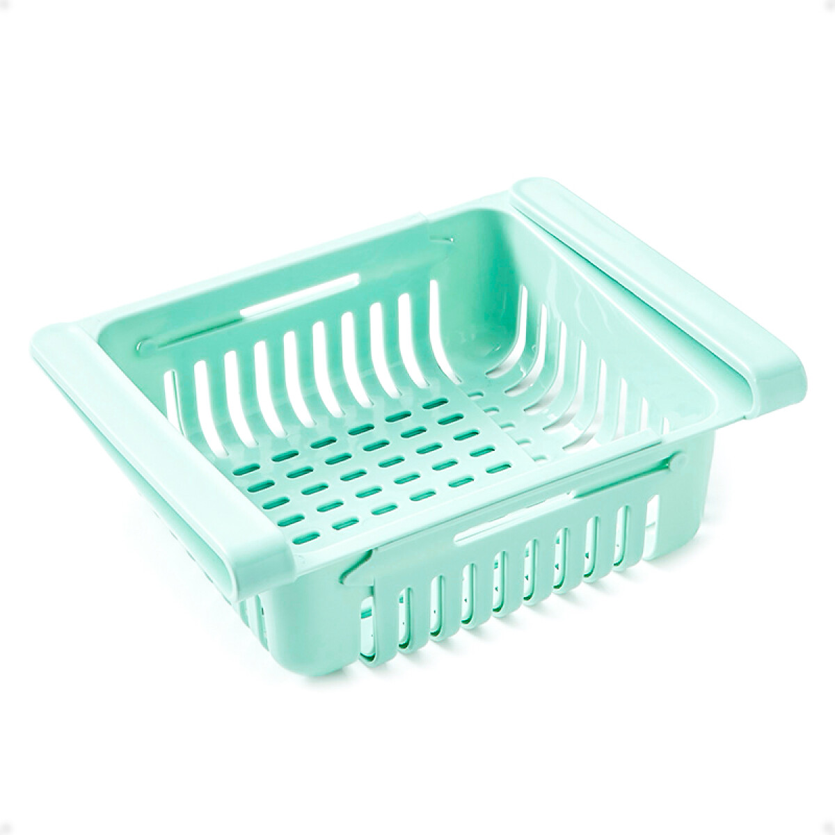 Cajón Organizador Plástico para Heladera - Verde 