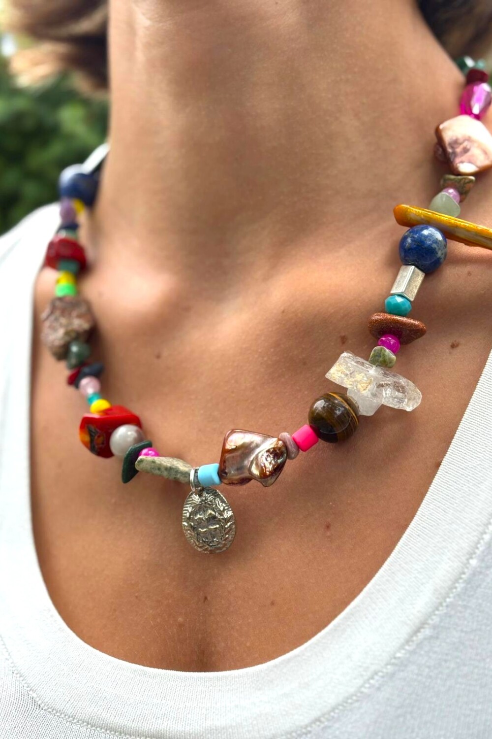 Multi Stone Escudo Multicolor