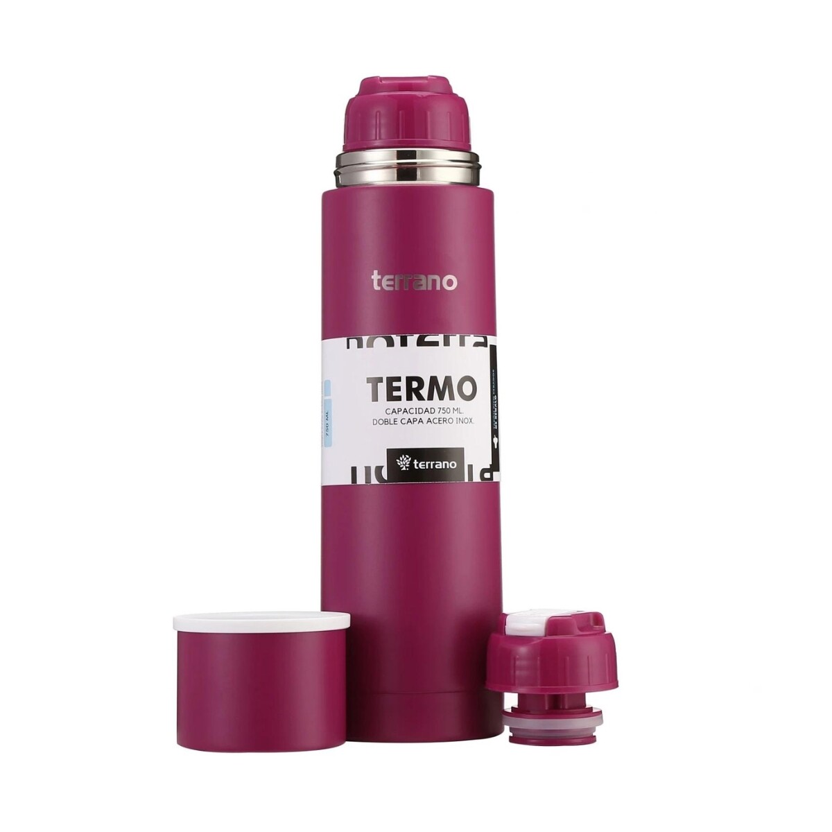 Termo Bala Terrano 750ML Acero Inoxidable - VIOLETA 