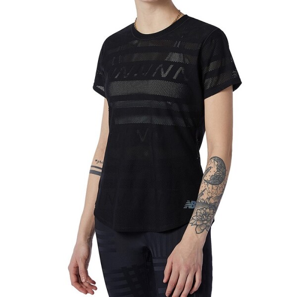 Remera New Balance Speed Jaquard Negro