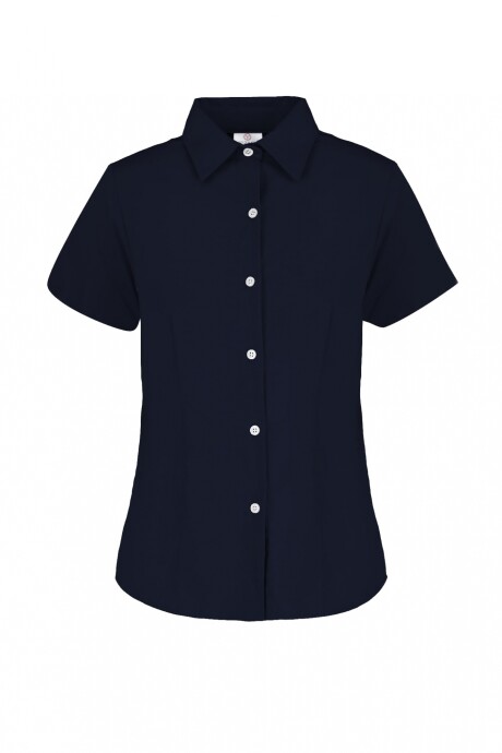 Camisa gabardina dama Azul marino