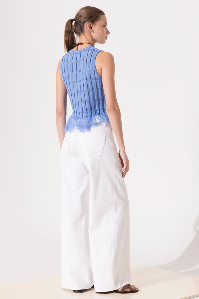 JEANS LINA WHITE Blanco