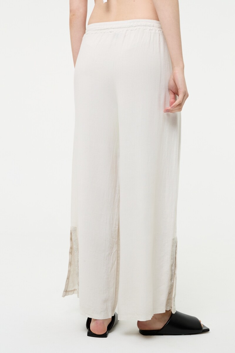 PANTALÓN AMPLIO Crudo