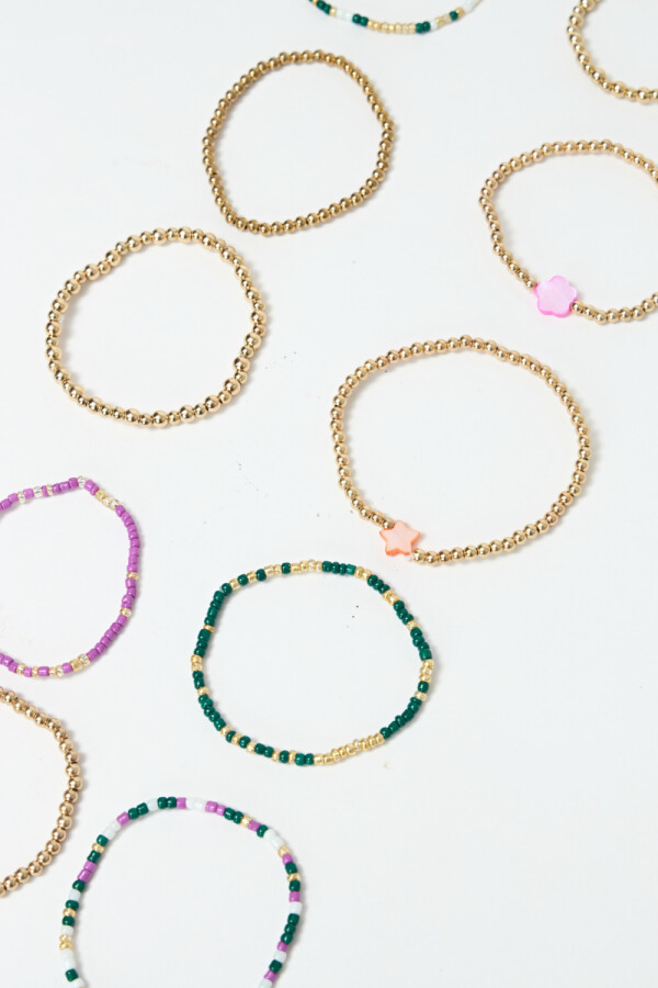 Set pulseras Colores