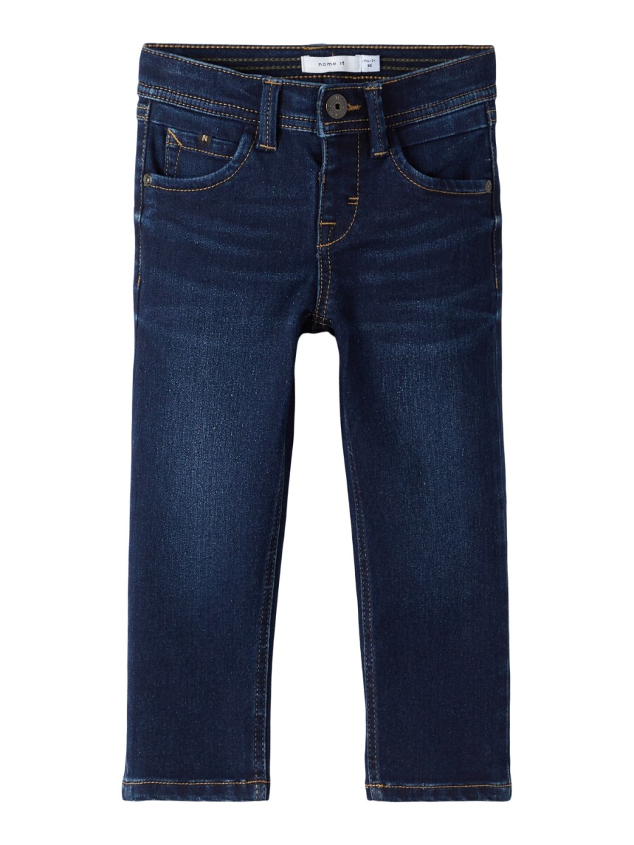 Jeans Regular - Dark Blue Denim 