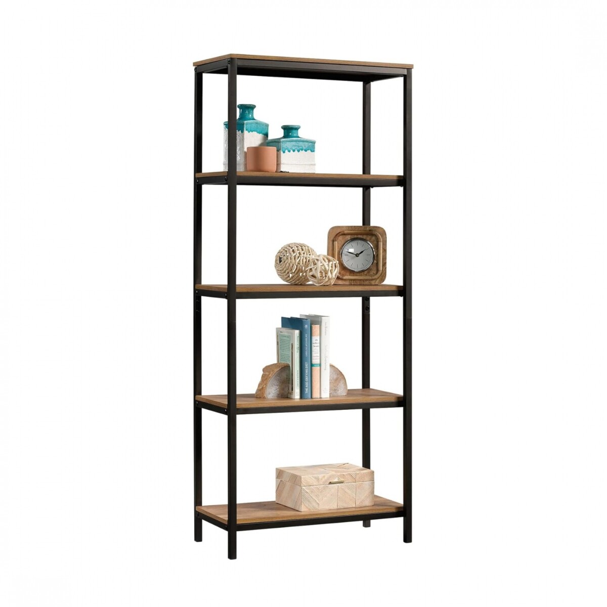 Biblioteca Estantería Multiuso 5 Estantes - Sauder - North Avenue - Mango 