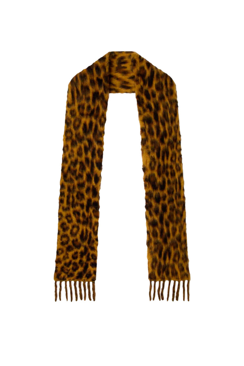 OBEY LEOPARD SCARF Multicolor